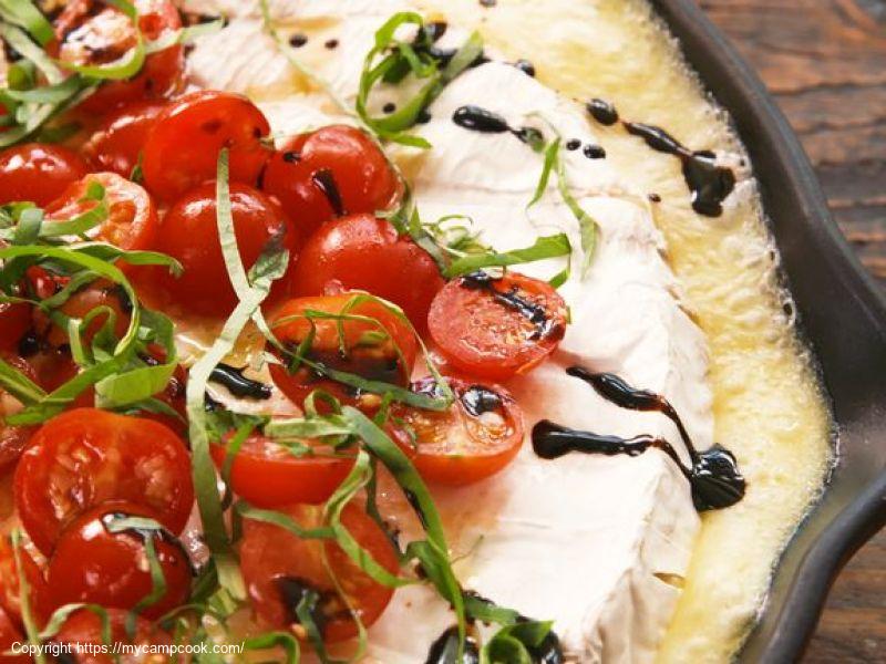 Campfire Caprese Brie